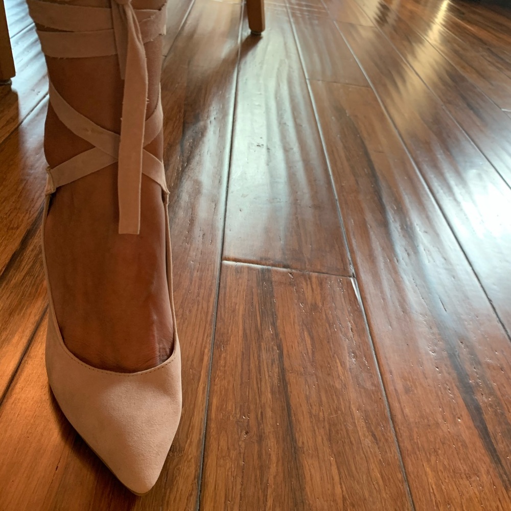 Blush high heels